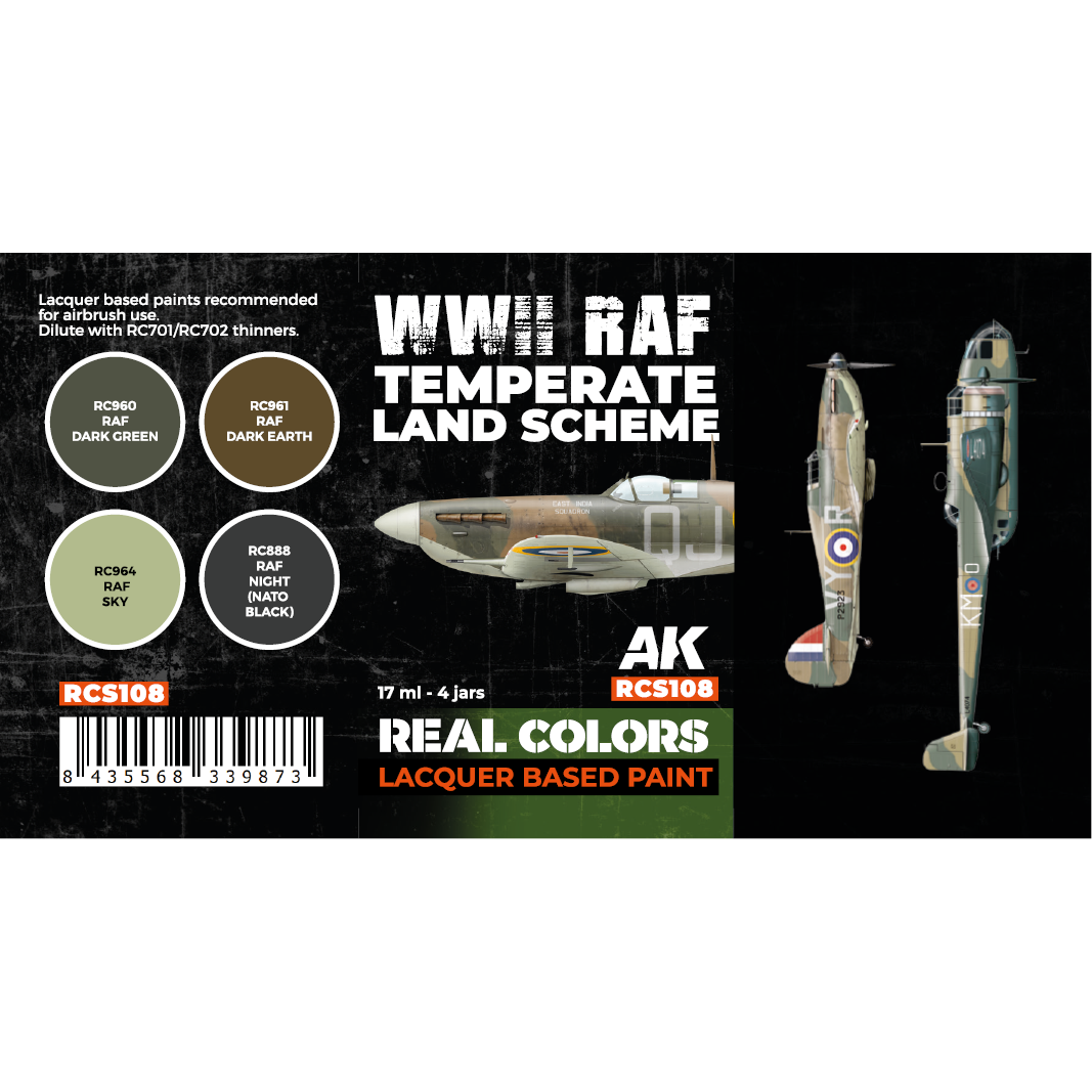 WWII RAF Temperate Land Scheme SET