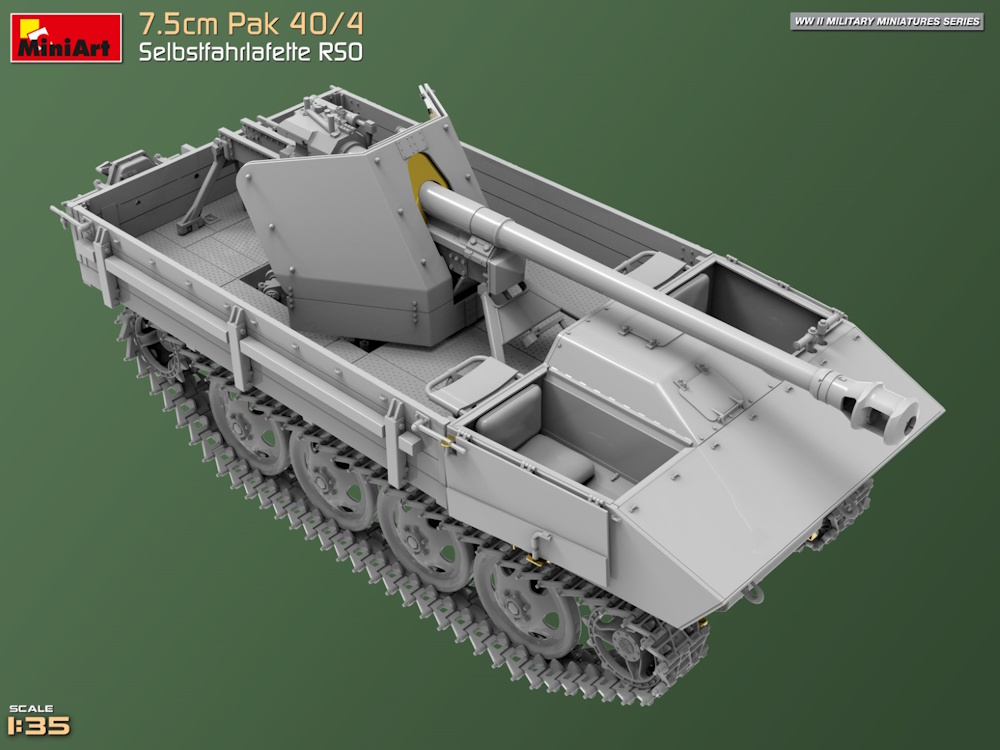 7.5cm Pak 40/4. Selbstfahrlafette RSO 7.5cm Pak 40/4. Selbstfahrlafette RSO