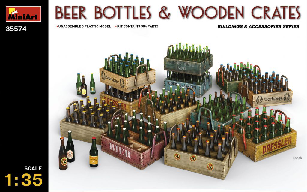Beer Bottles & Wooden Crates Beer Bottles & Wooden Crates