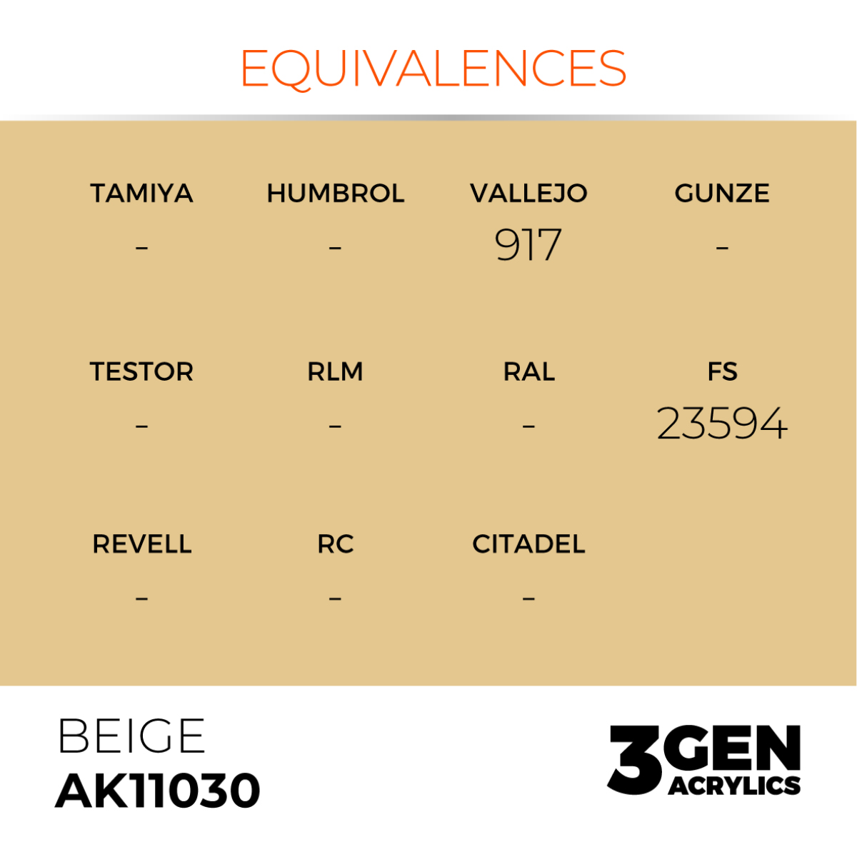 BEIGE – STANDARD