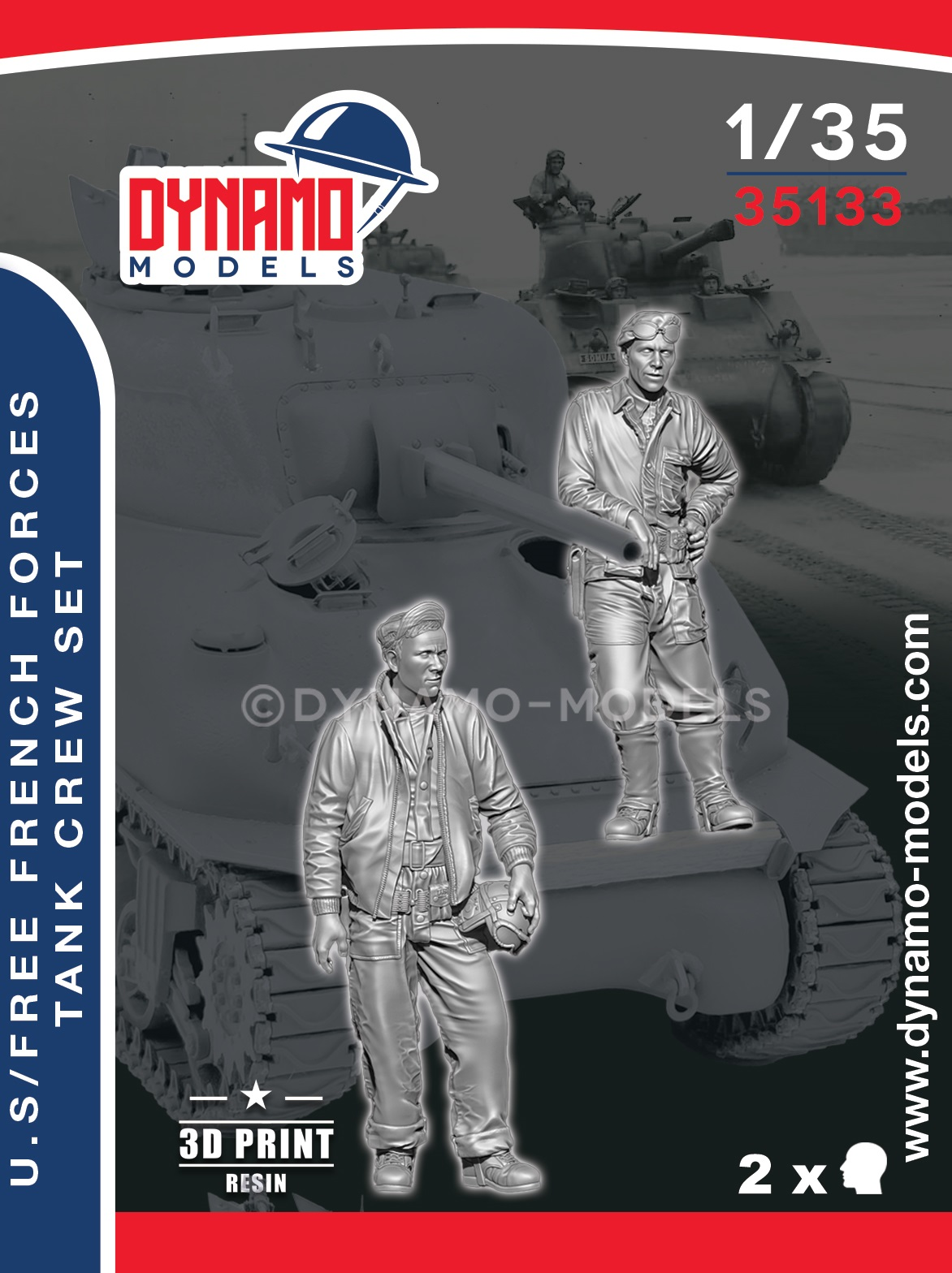U.S/Free French Forces Tank Crew Set