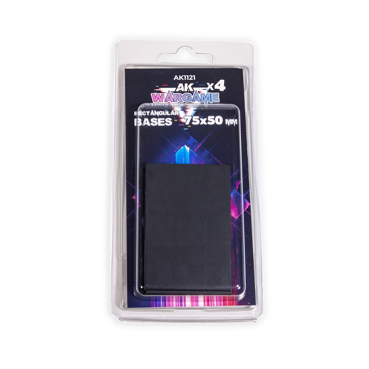 Rectangular Bases 75x50 mm x 4 Units Rectangular Bases 75x50 mm x 4 Units