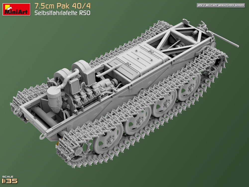 7.5cm Pak 40/4. Selbstfahrlafette RSO 7.5cm Pak 40/4. Selbstfahrlafette RSO