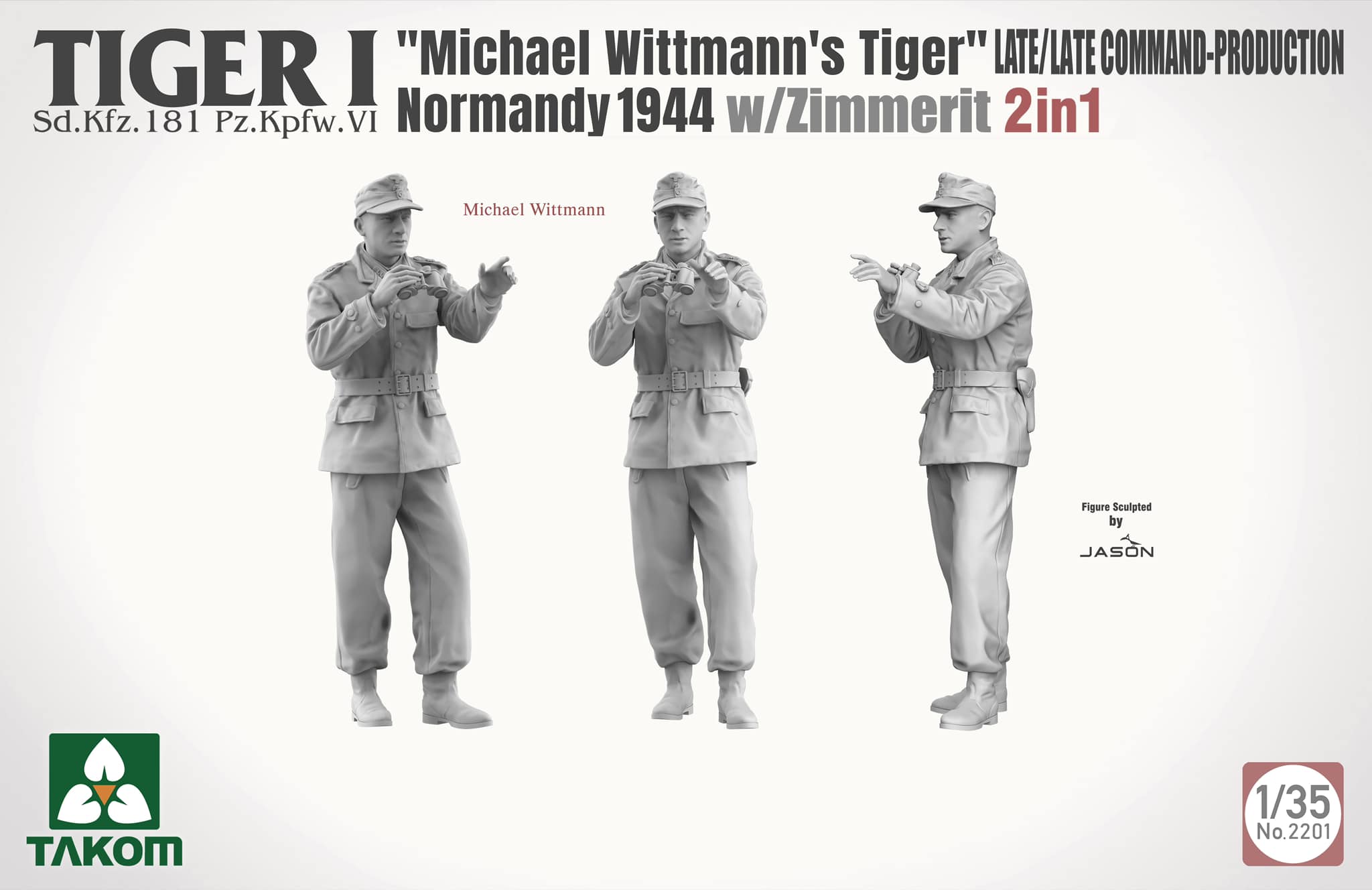 Tiger I "Michael Wittmann's Tiger" - Normandy 1944 - Late-Production w/Zimmerit - 2 in 1