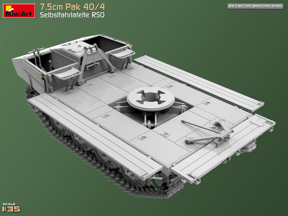 7.5cm Pak 40/4. Selbstfahrlafette RSO 7.5cm Pak 40/4. Selbstfahrlafette RSO