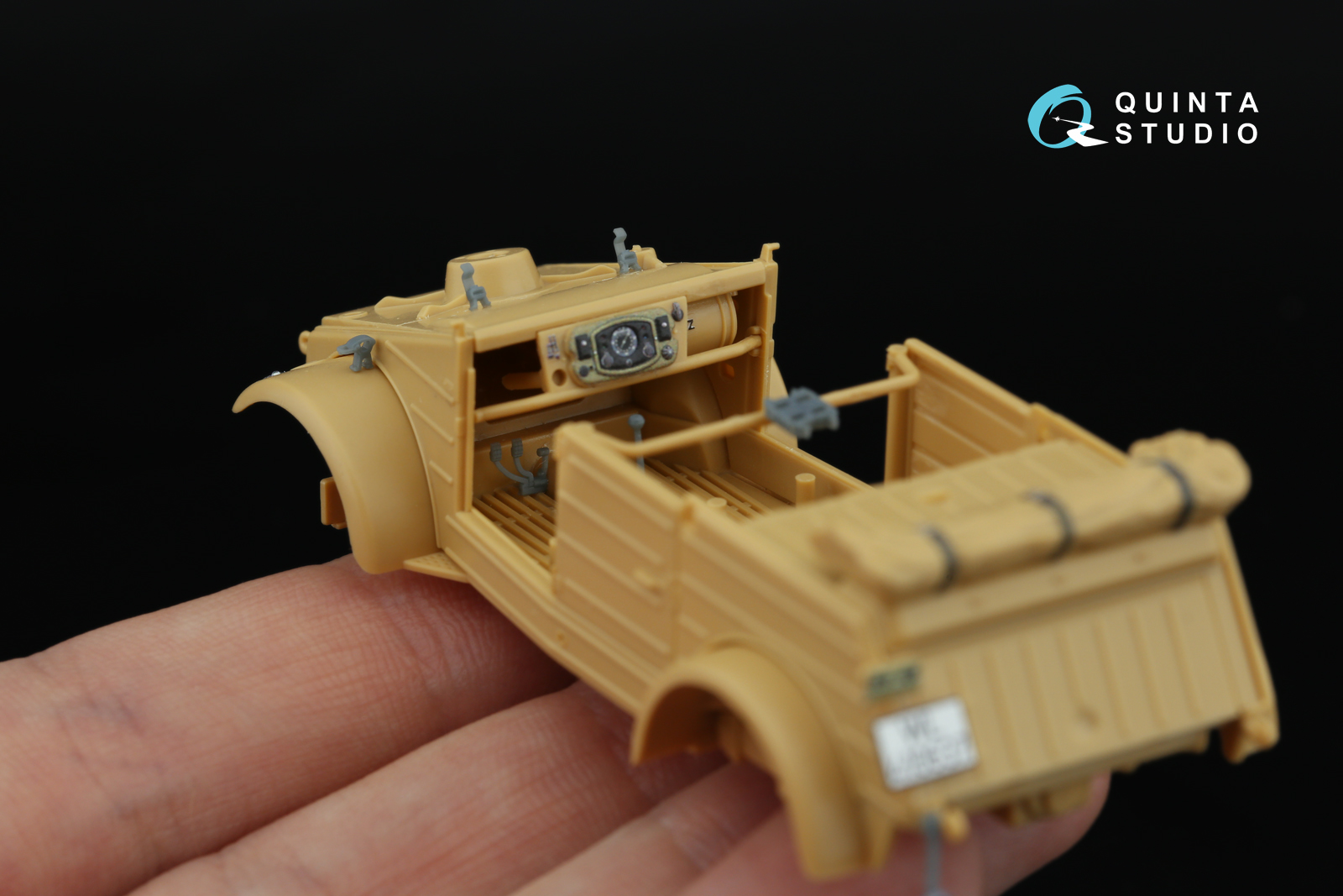 Kubelwagen Type 82 3D-Printed & coloured Interior on decal paper (Tamiya) (with 3D-printed resin parts)