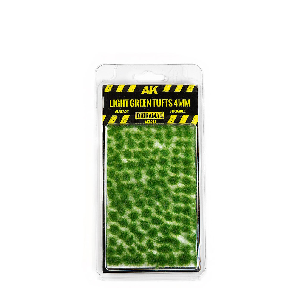Hellgrüne Büschel  4mm - Light Green Tufts 4mm