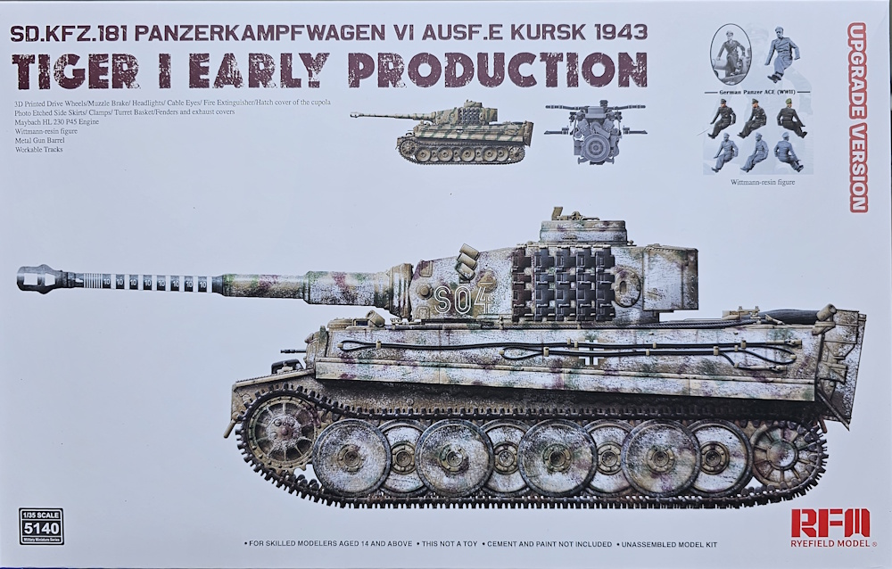 Tiger I Early Production - Kursk 1943 - Sd.Kfz.181 Panzerkampfwagen VI Ausf. E - Upgrade Version